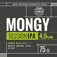 Bière Mongy Session IPA EN 75 cl