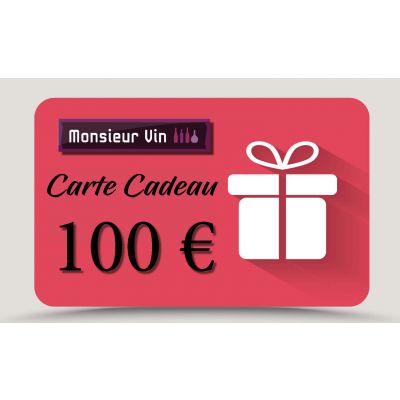 Carte Cadeau 100 euros