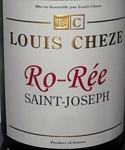 Domaine Louis Chèze Saint Joseph Rouge Cuvée Ro Rée 2021